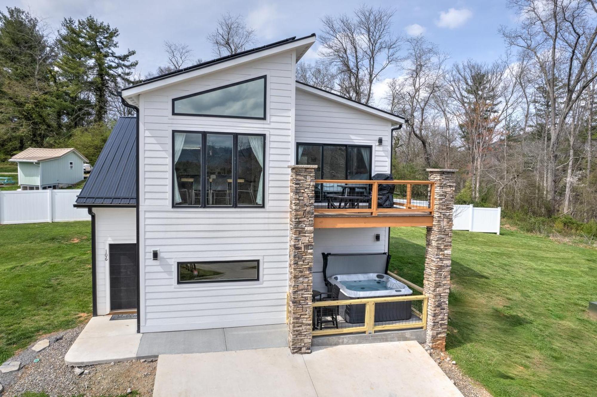 Mon Tresor, Modern Mountain Views With Deck Villa Weaverville Exterior photo